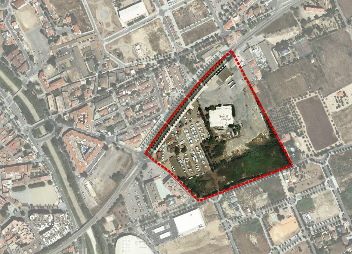 Site plan. Urban Plan 'Sector 04 - Els Antígons' (Cambrils)