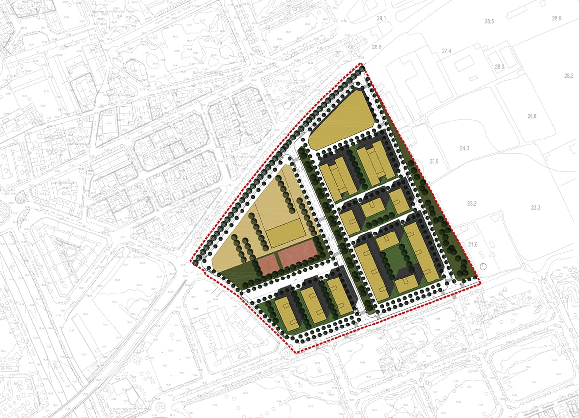 Urban planning proposal. Urban Plan 'Sector 04 - Els Antígons' (Cambrils)