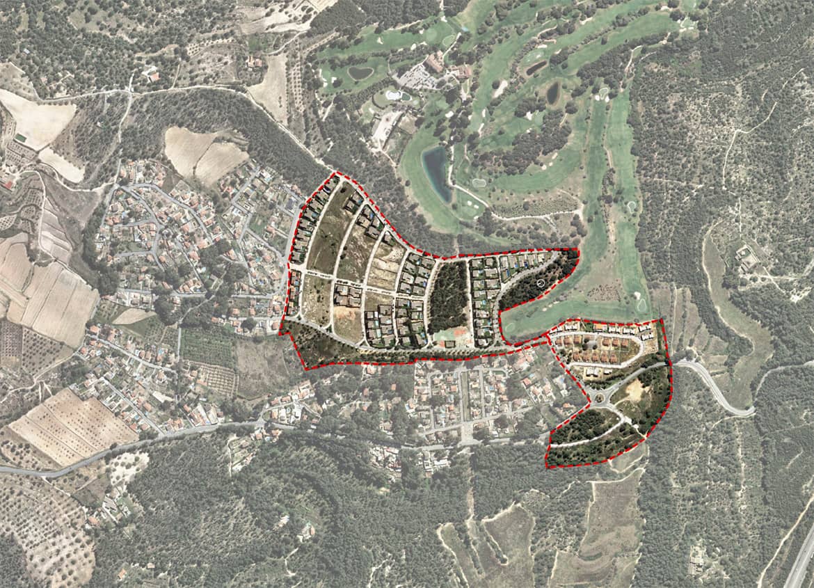 Emplaçament del Pla Parcial Urbanístic 'PP17 i PP08 - Park Mestral' (El Catllar)