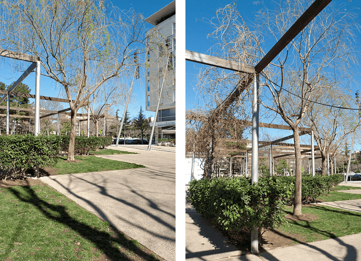 Vista 03 de l'espai públic. Plaça del Dr. Francesc Tosquelles (Reus)